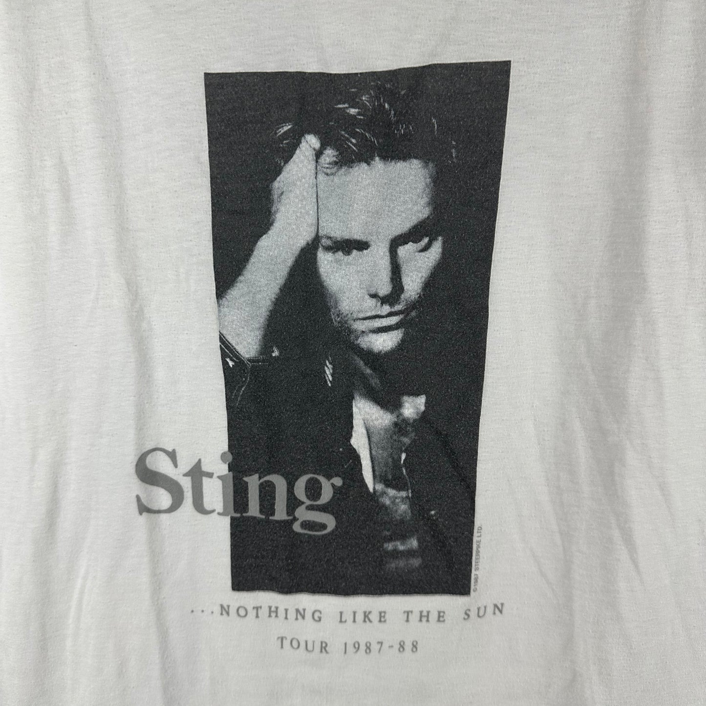 Vintage 1987-88 Sting Nothing Like the Sun Tour Single Stitch T-shirt