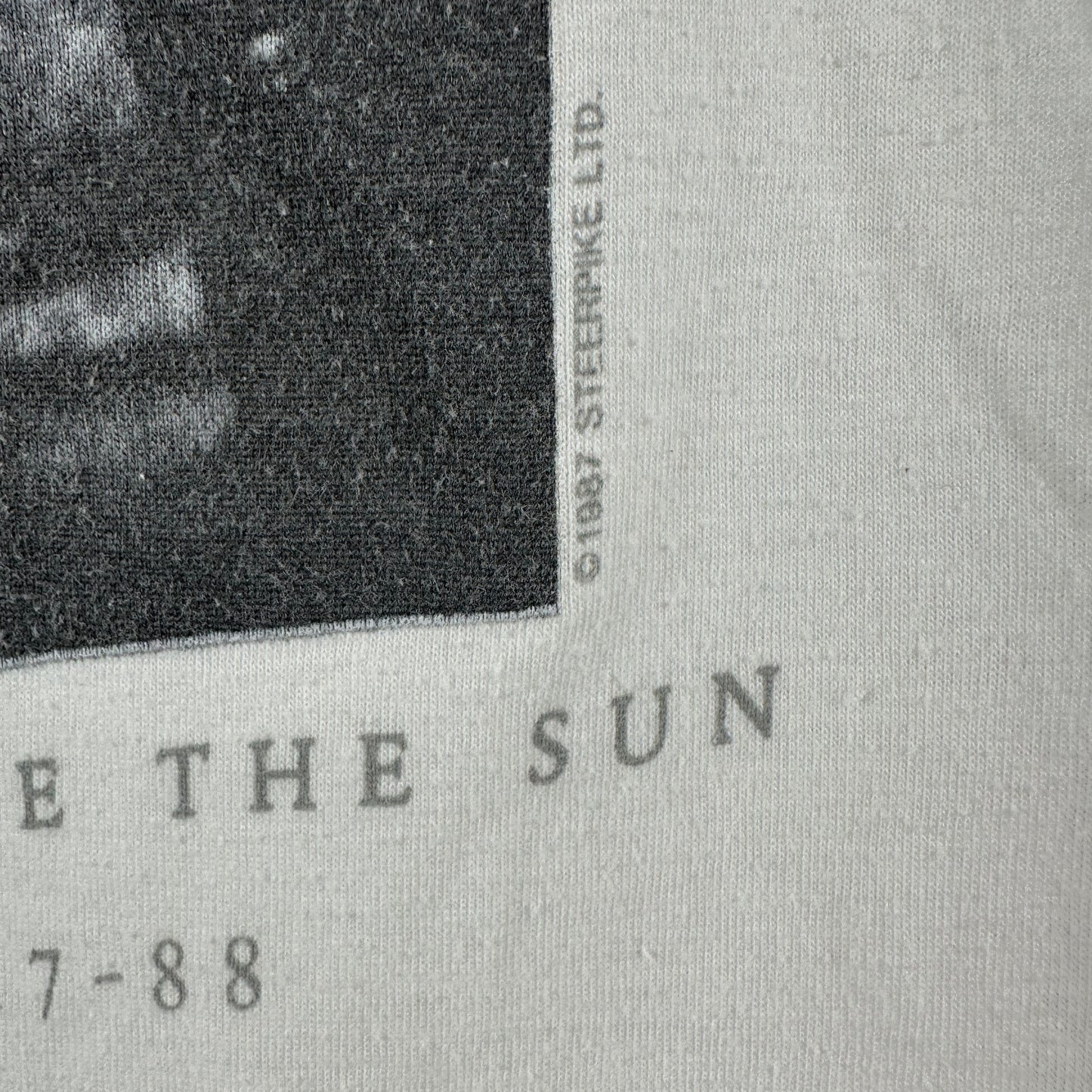 Vintage 1987-88 Sting Nothing Like the Sun Tour Single Stitch T-shirt