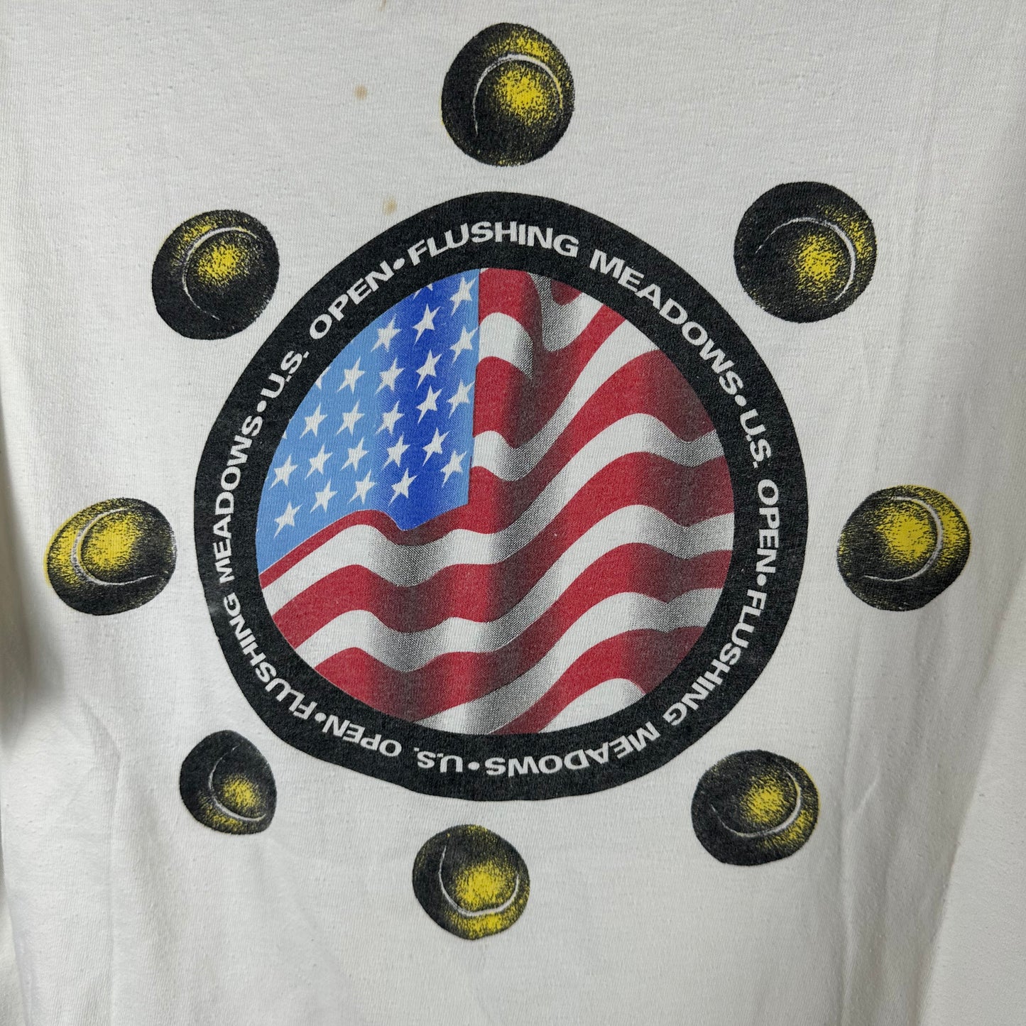 Vintage 90s US Open Tennis Championships Flushing Meadows Graphic T-shirt