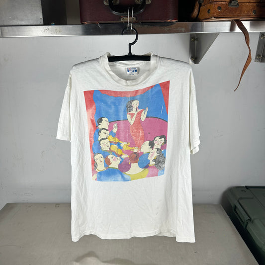 Vintage 1989 OTI Music Festival Artwork Promo Single Stitch T-shirt
