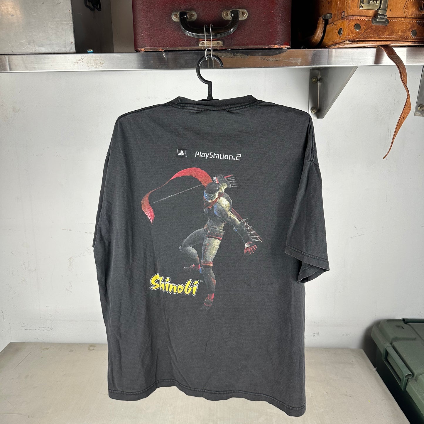 Vintage 2002 Shinobi Sega Playstation 2 Video Game Promo T-shirt