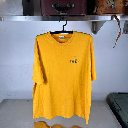 Vintage 2000s Microsoft Office XP Computer Software Promo Graphic T-shirt