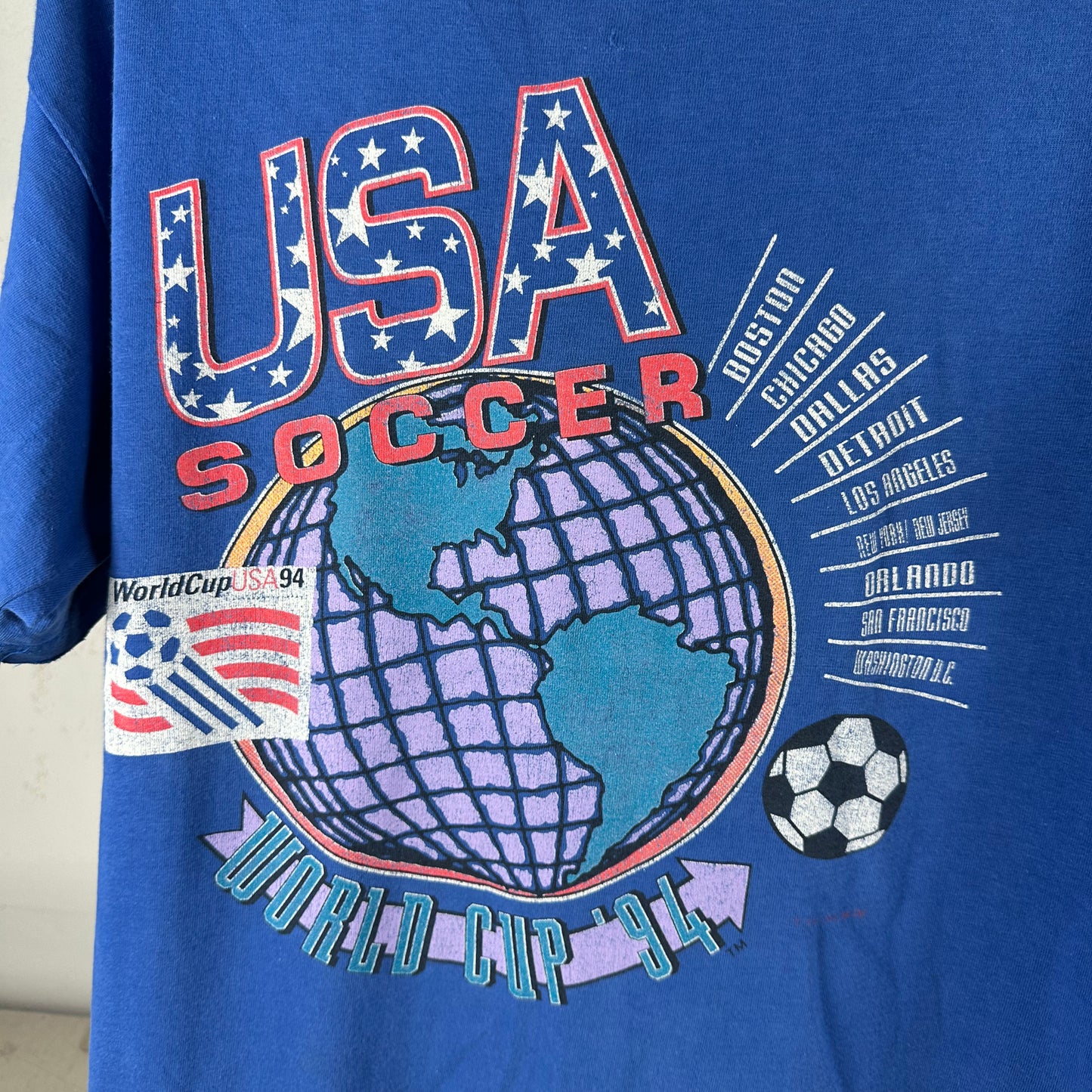 Vintage 1994 USA Soccer World Cup Graphic T-shirt