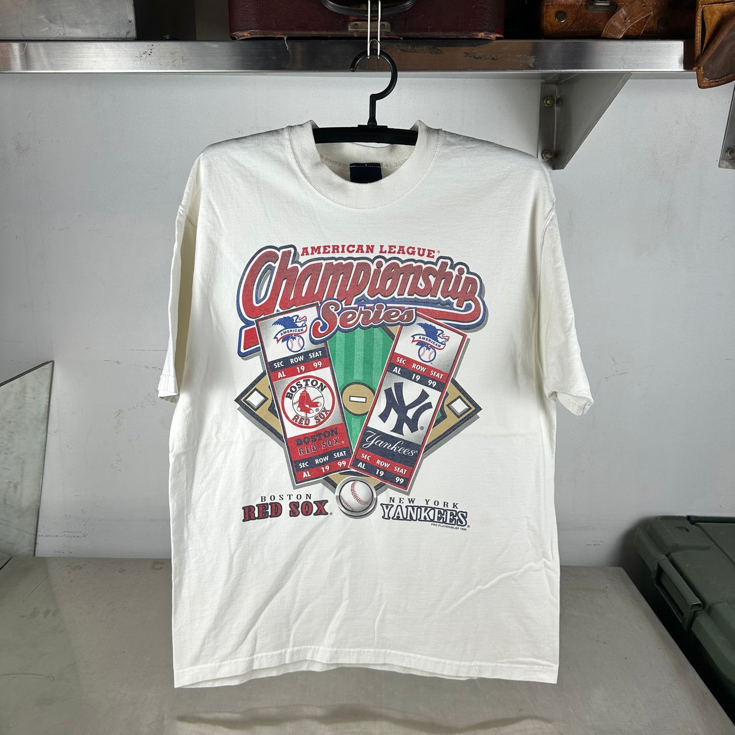 Vintage 1999 Boston Red Sox VS New York Yankees MLB Championship Series T-shirt
