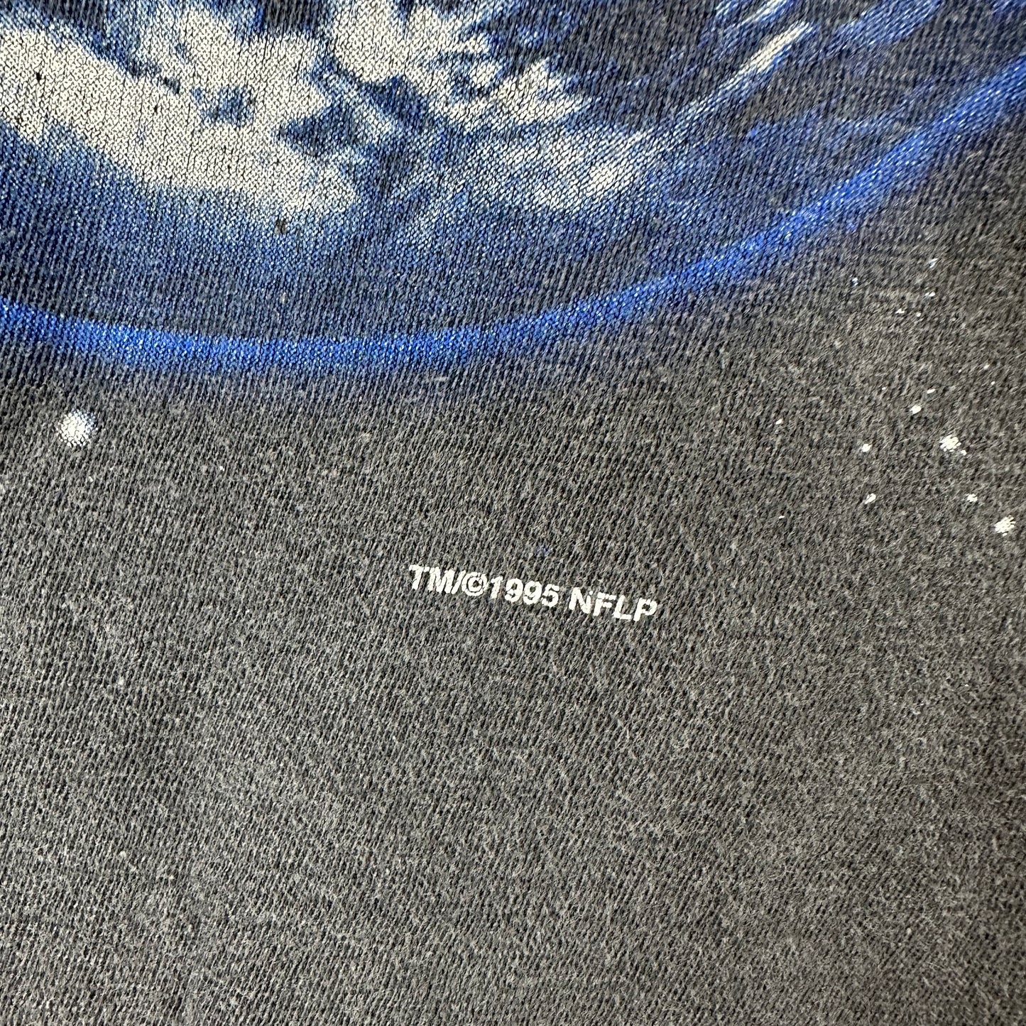 Vintage 1995 St. Louis Rams NFL Space Artwork Single Stitch T-shirt