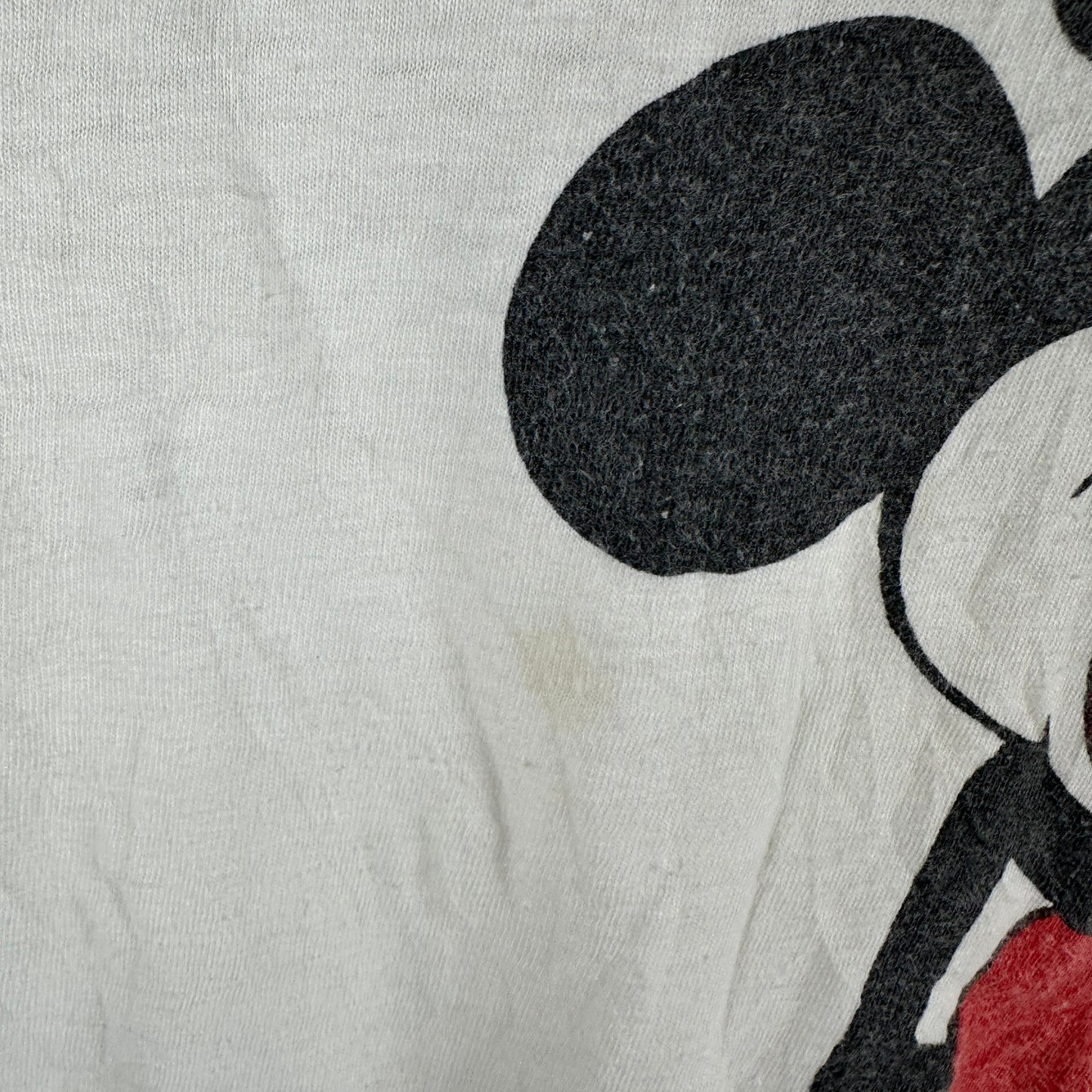 Vintage 80s 90s Mickey Mouse Disney Cartoon Graphic Ringer Single Stitch T-shirt