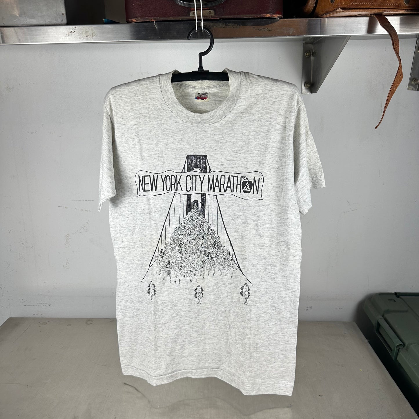 Vintage 90s NYRR New York City Marathon Running Graphic Single Stitch T-shirt