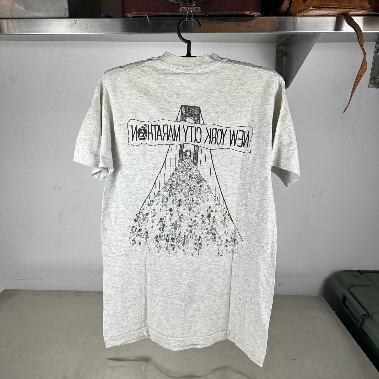 Vintage 90s NYRR New York City Marathon Running Graphic Single Stitch T-shirt