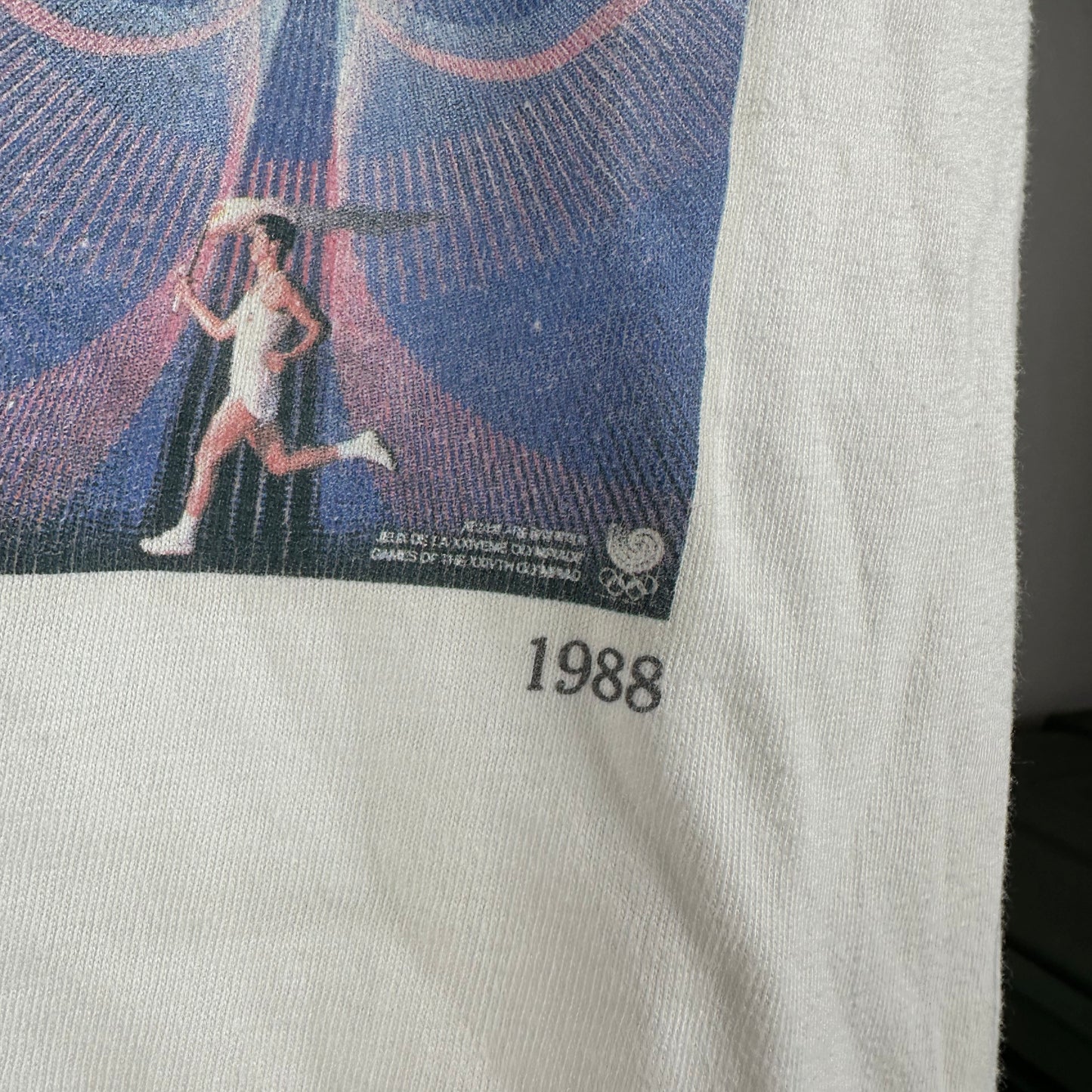 Vintage 1996 Swatch Olympic Games The Art The Watch Promo Single Stitch T-shirt