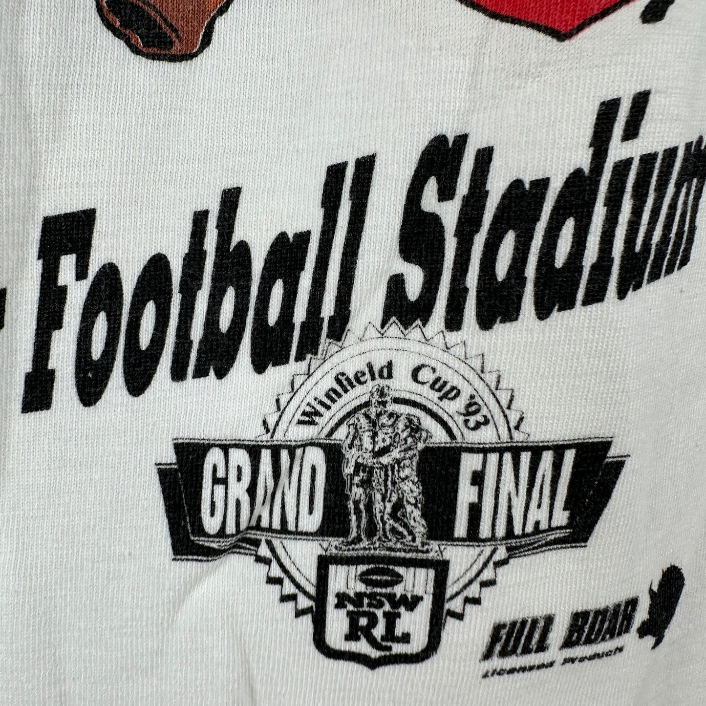 Vintage 1993 St. George Illawarra Dragons NSWRL Winfield Cup Grand Final T-shirt