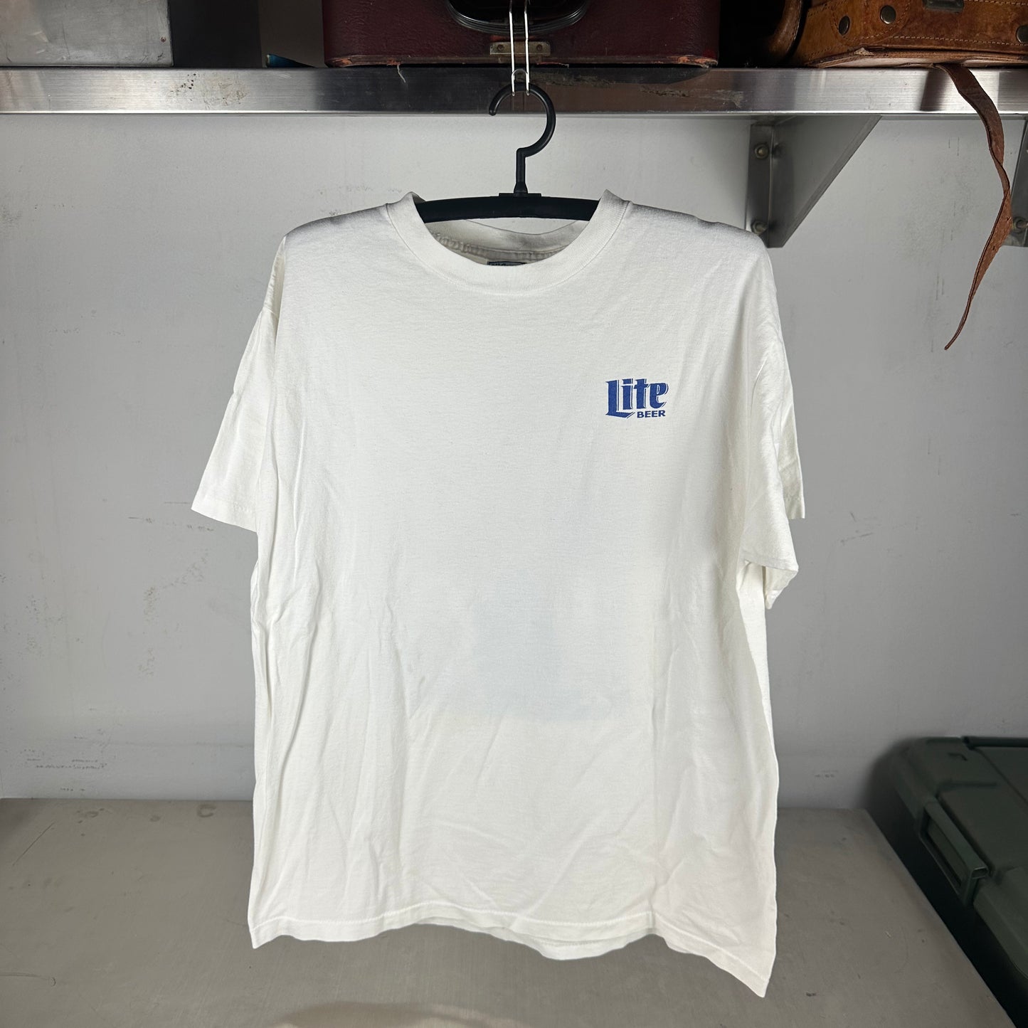 Vintage 90s Lite Beer Full Contact Golf Graphic Promo Single Stitch T-shirt