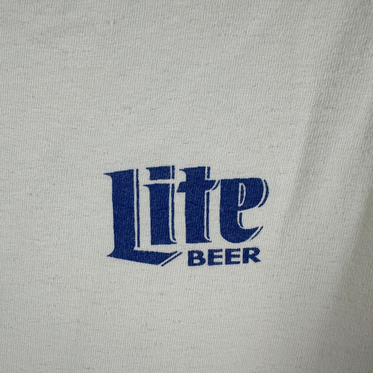 Vintage 90s Lite Beer Full Contact Golf Graphic Promo Single Stitch T-shirt