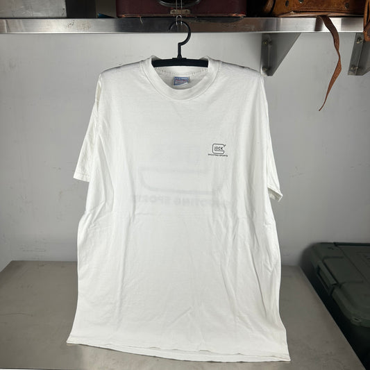 Vintage 90s Glock Shooting Sports Firearm Pistol Single Stitch T-shirt