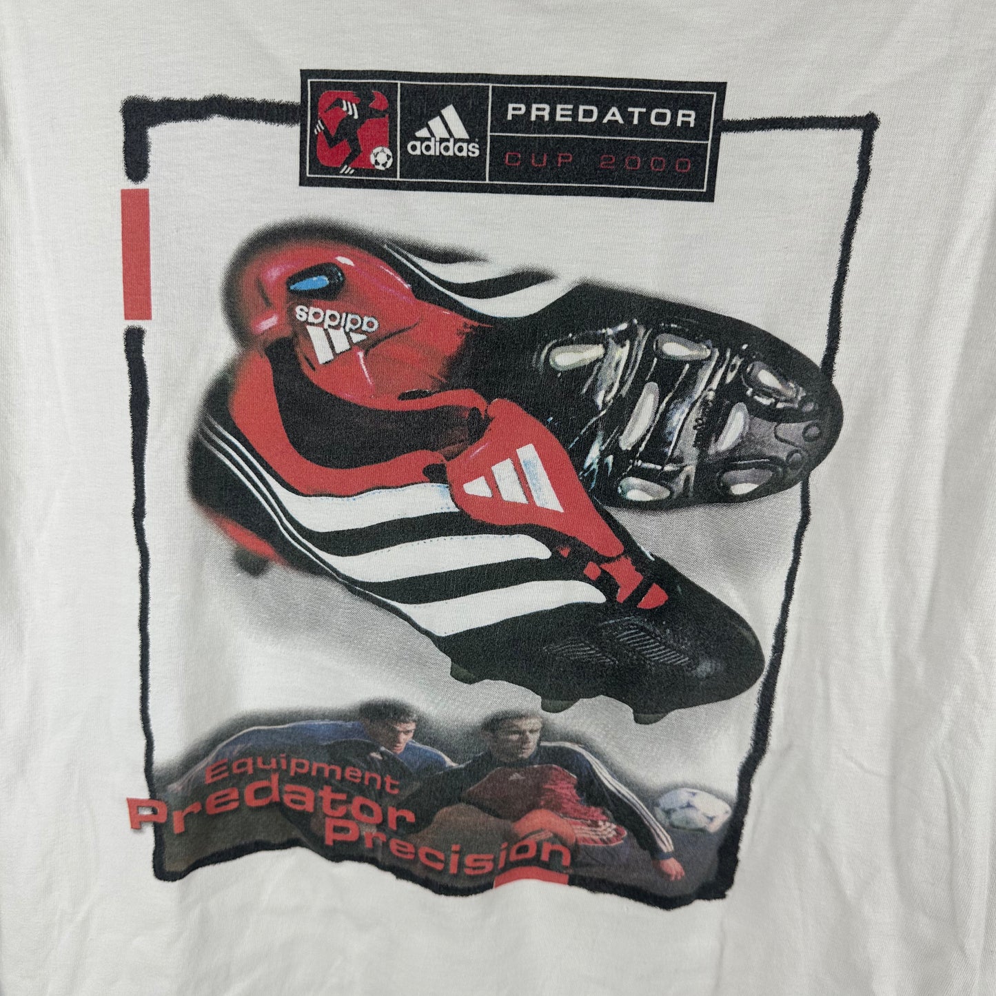 Vintage 2000 Adidas Predator Cup Soccer Graphic Promo T-shirt