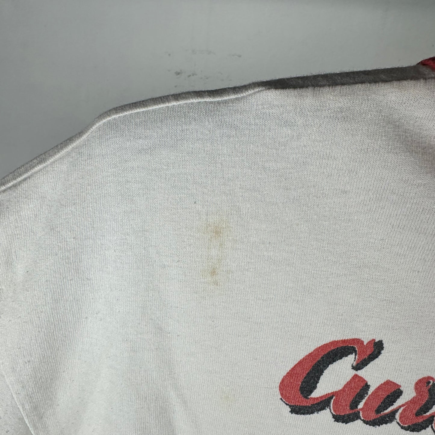Vintage 1995 Curious George Monkey Cartoon Graphic Ringer T-shirt