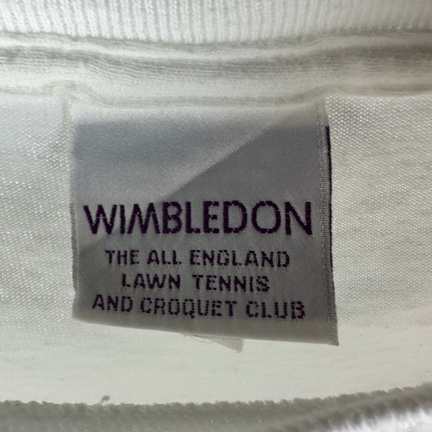 Vintage 90s Wimbledon Tennis Championships Graphic Single Stitch T-shirt