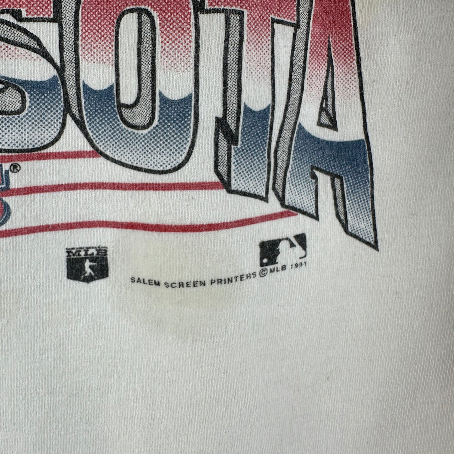 Vintage 1991 Minnesota Twins MLB World Champs Caricature Salem Sportswear T-shirt