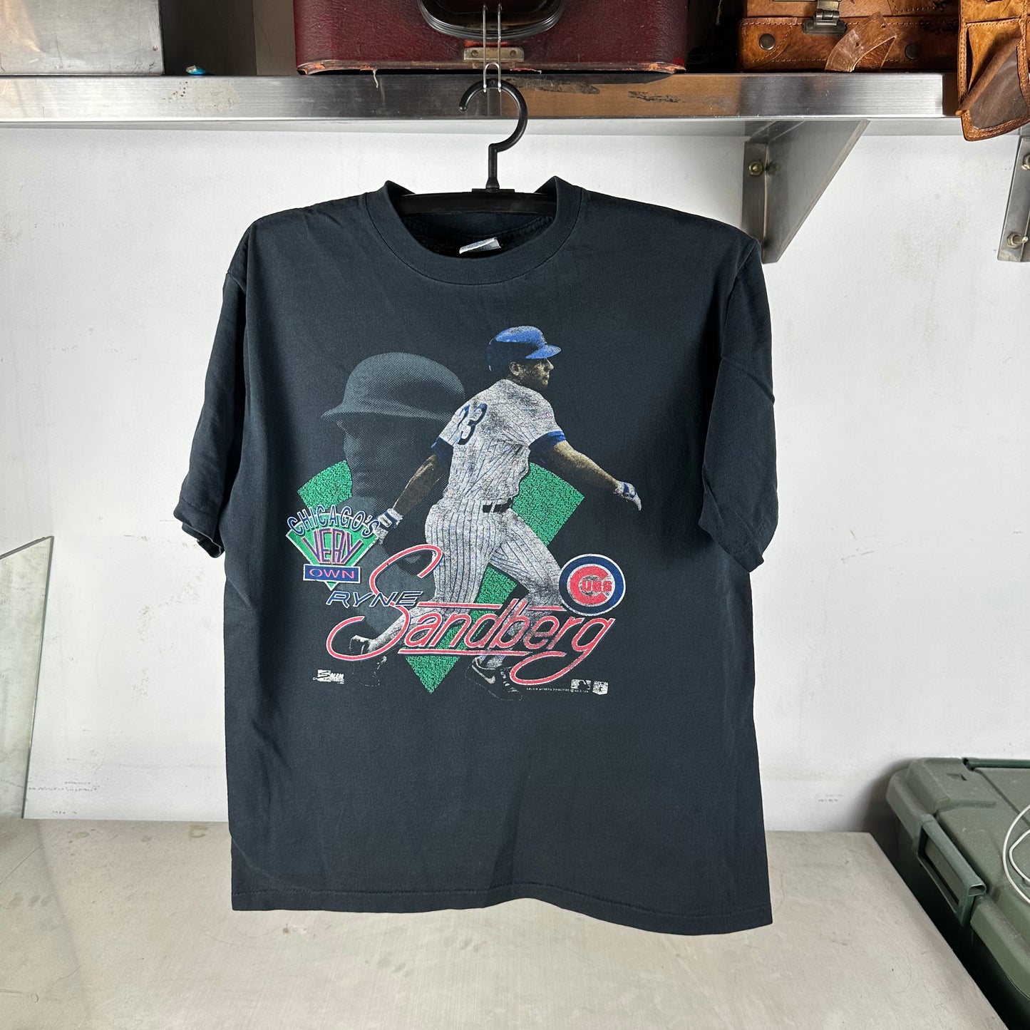 Vintage 90s Ryne Sandberg Chicago Cubs MLB Salem Sportswear T-shirt