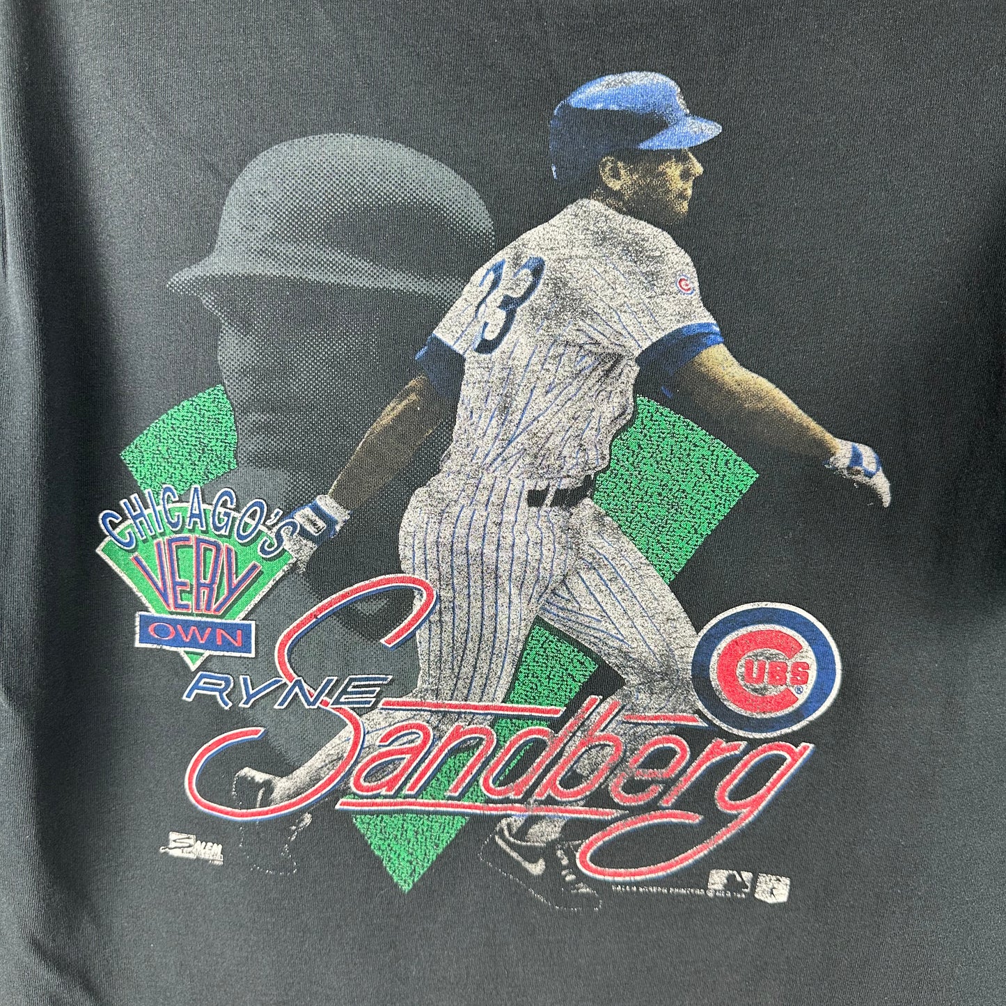 Vintage 90s Ryne Sandberg Chicago Cubs MLB Salem Sportswear T-shirt