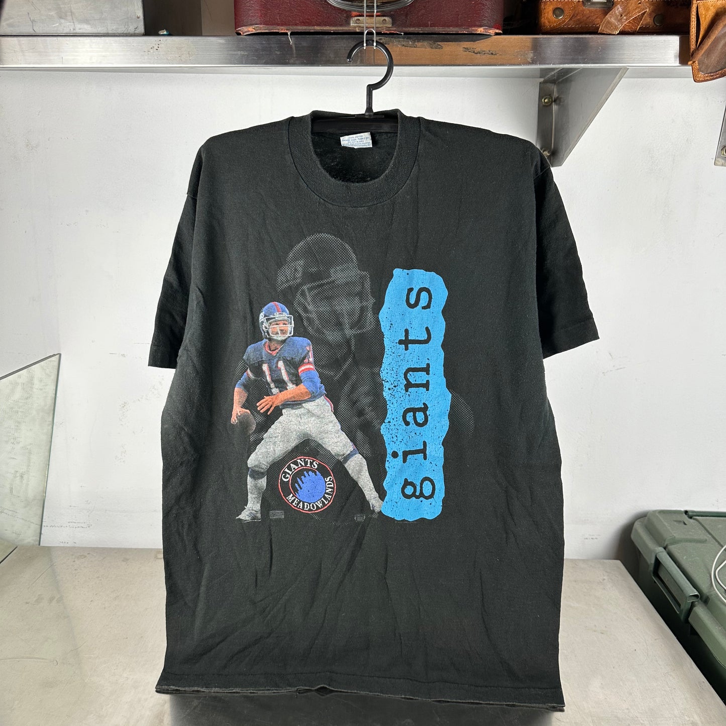 Vintage 80s Phil Simms New York Giants NFL Salem Sportswear T-shirt