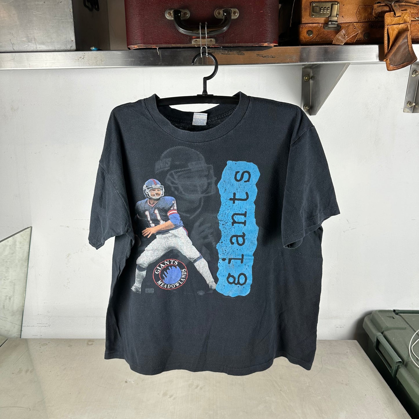 Vintage 80s Phil Simms New York Giants NFL Salem Sportswear T-shirt