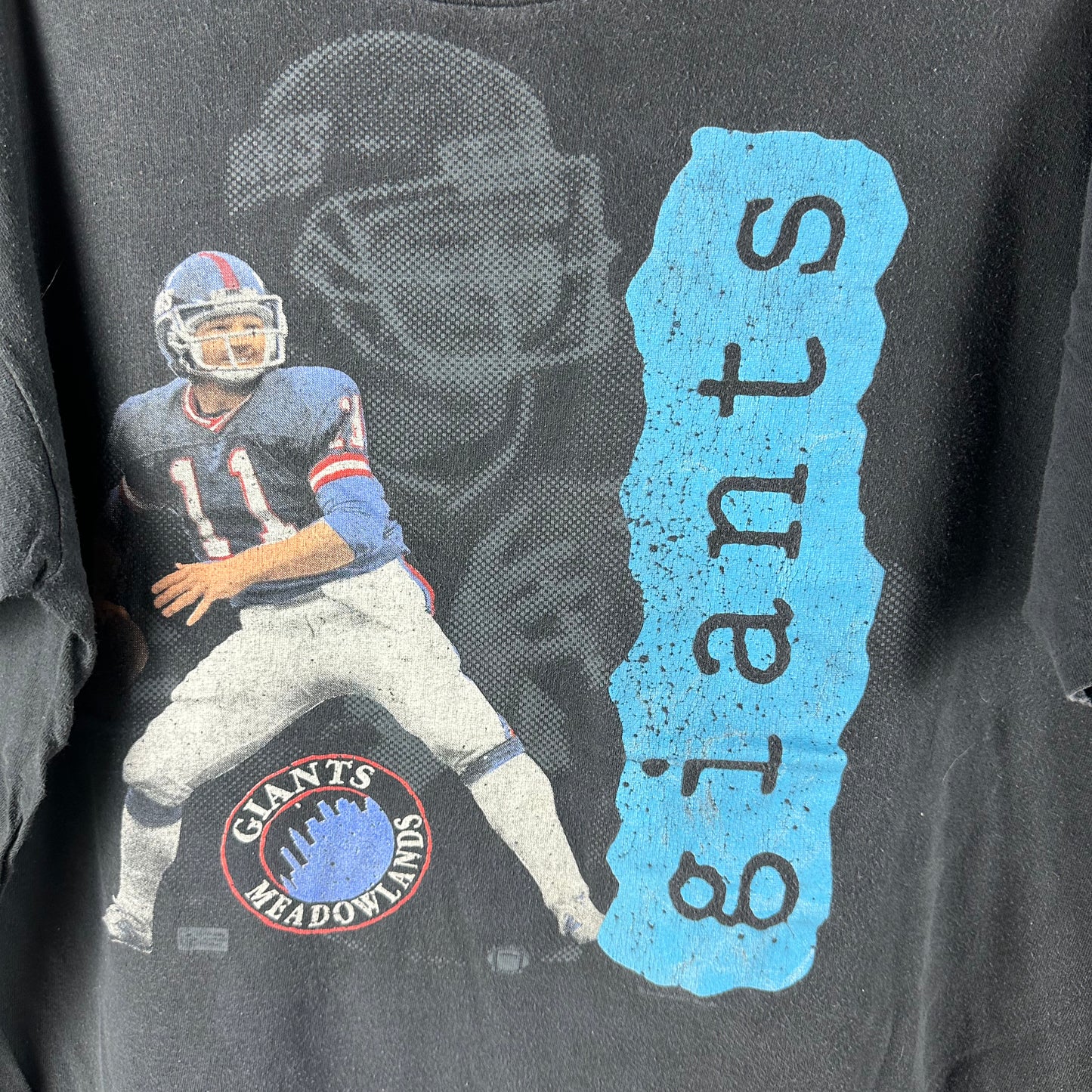 Vintage 80s Phil Simms New York Giants NFL Salem Sportswear T-shirt