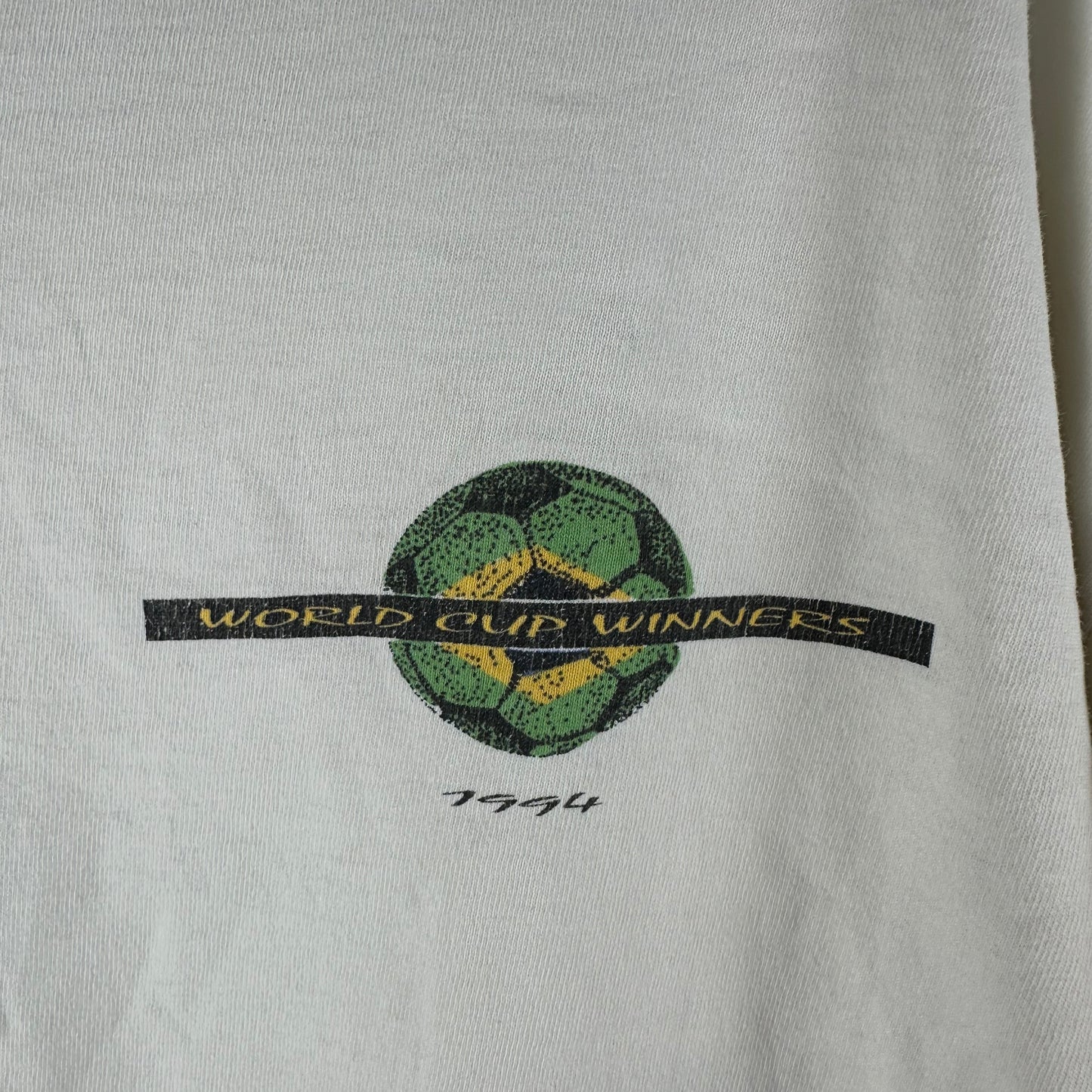Vintage Brazil 1994 Soccer World Cup Champions Single Stitch T-shirt