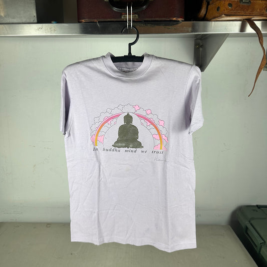 Vintage 90s In Buddha Mind We Trust Religious Graphic Single Stitch T-shirt