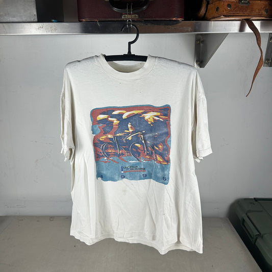 Vintage 1996 Tour De France Cycling Race Graphic Promo T-shirt