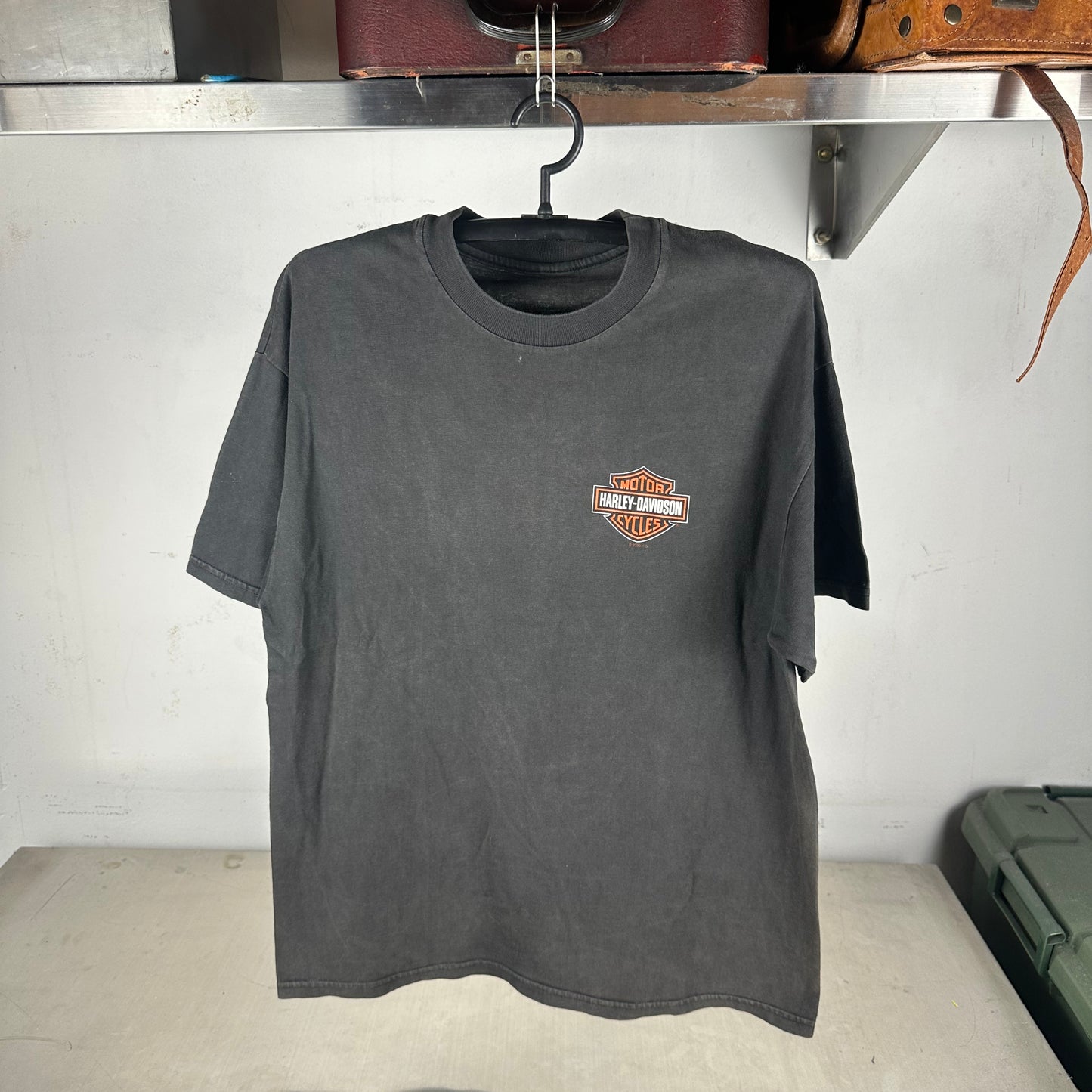 Vintage 2000 Harley Davidson New York Logo Graphic T-shirt