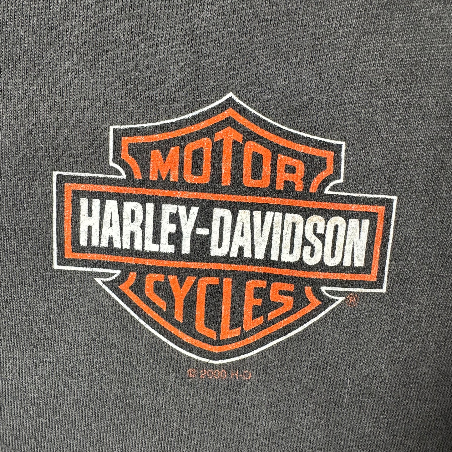 Vintage 2000 Harley Davidson New York Logo Graphic T-shirt