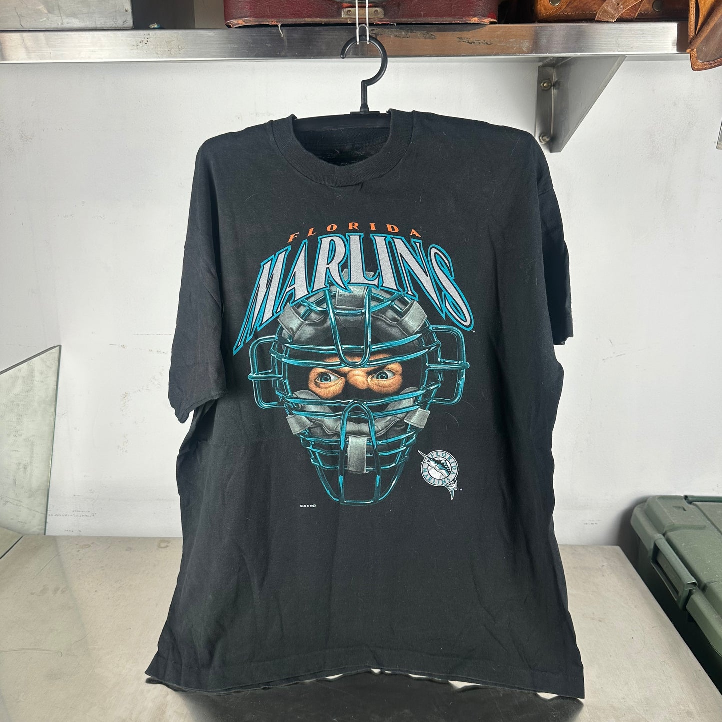 Vintage 1993 Florida Marlins Baseball MLB Salem Sportswear Single Stitch T-shirt