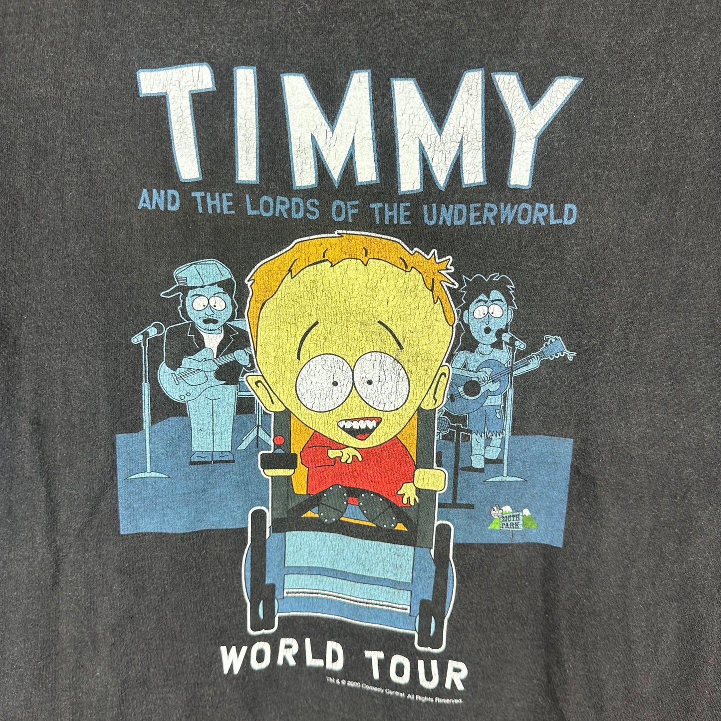 Vintage 2000 South Park Timmy and the Lords of the Underworld Promo T-shirt
