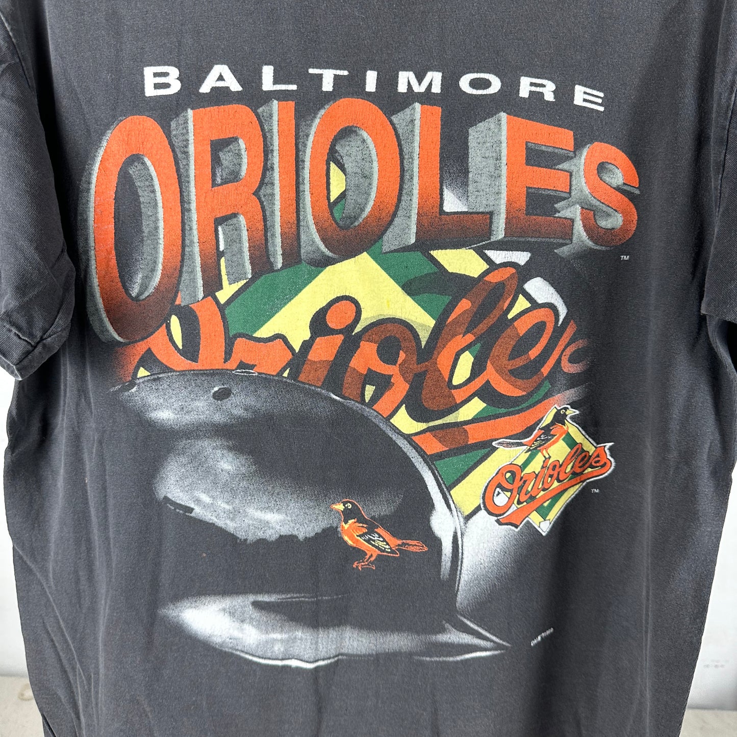 Vintage 1999 Baltimore Orioles Baseball MLB Graphic Single Stitch T-shirt