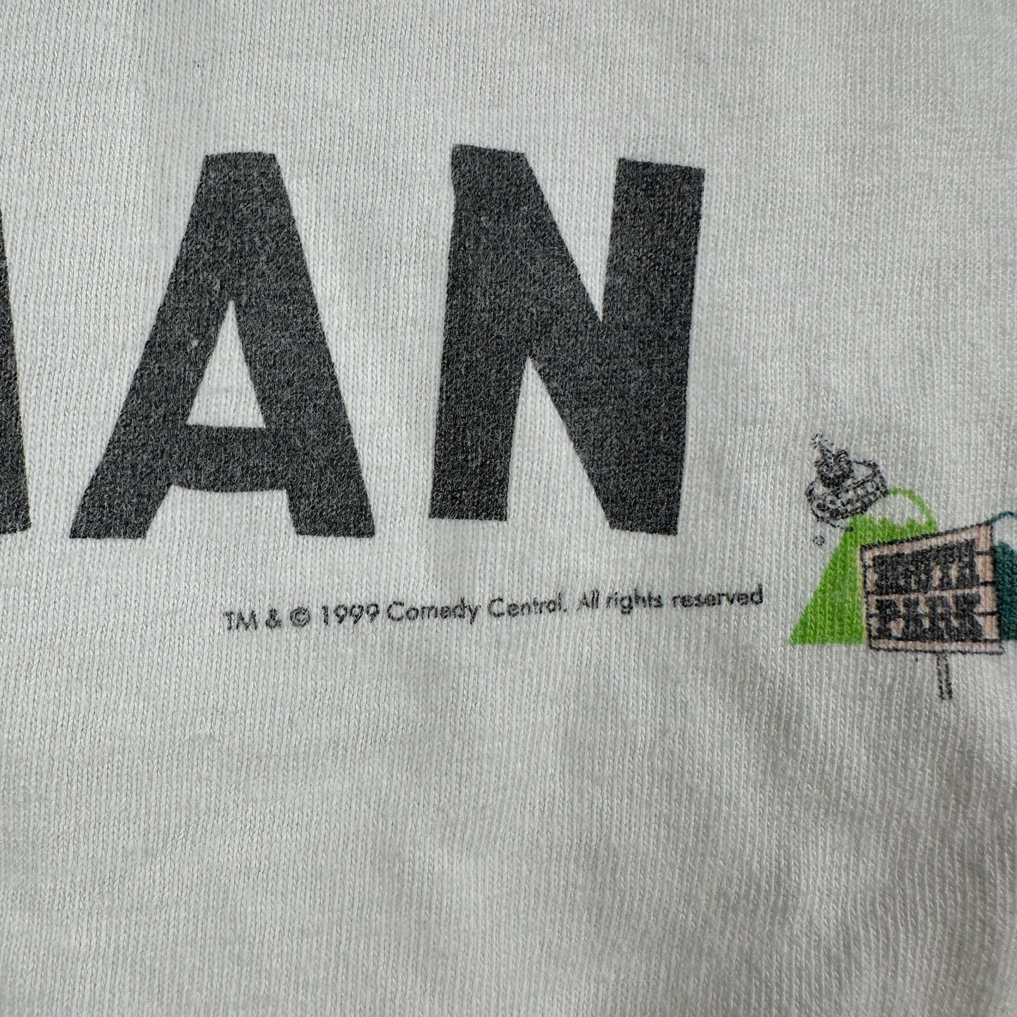 Vintage 1999 Cartman South Park TV Show Graphic Promo T-shirt