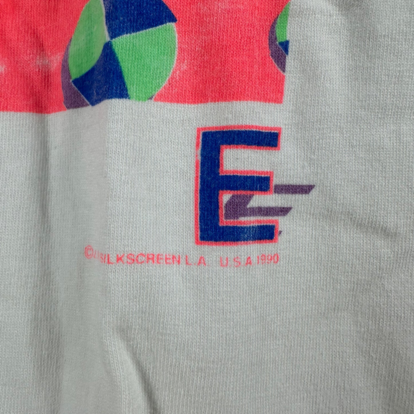 Vintage 1990 Beach Zone Graphic Single Stitch T-shirt