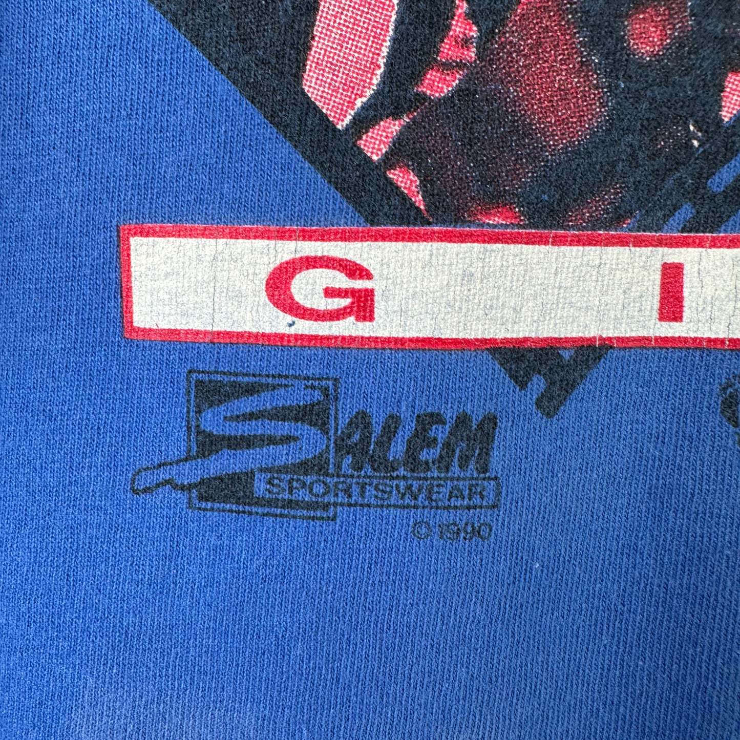 Vintage 1990 New York Giants NFL Super Bowl Champions Single Stitch T-shirt