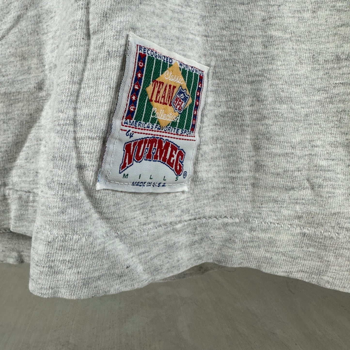 Vintage 1993 San Diego Chargers NFL Nutmeg Breakthrough Single Stitch T-shirt