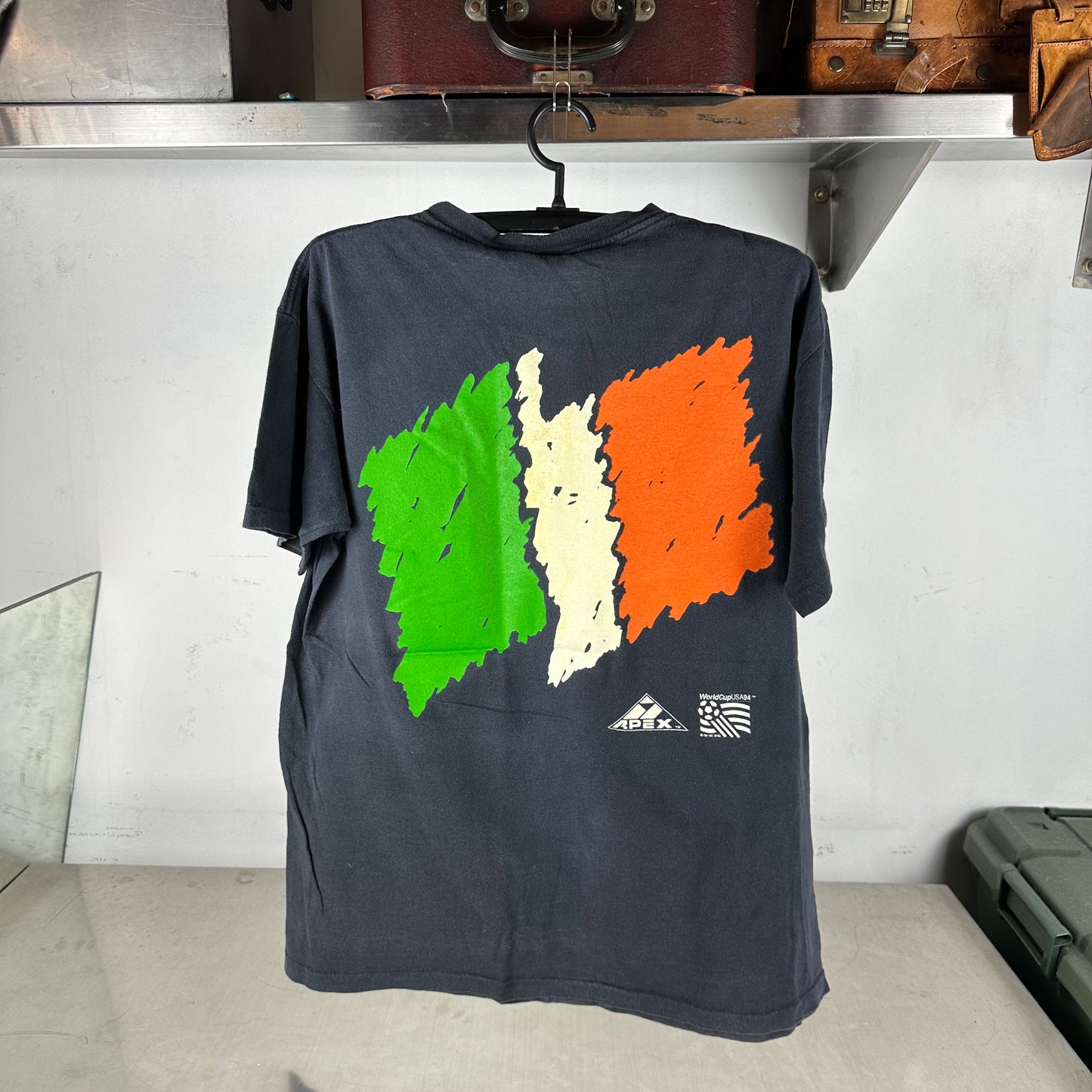 Vintage Ireland 1994 USA Soccer World Cup Graphic Single Stitch T-shirt
