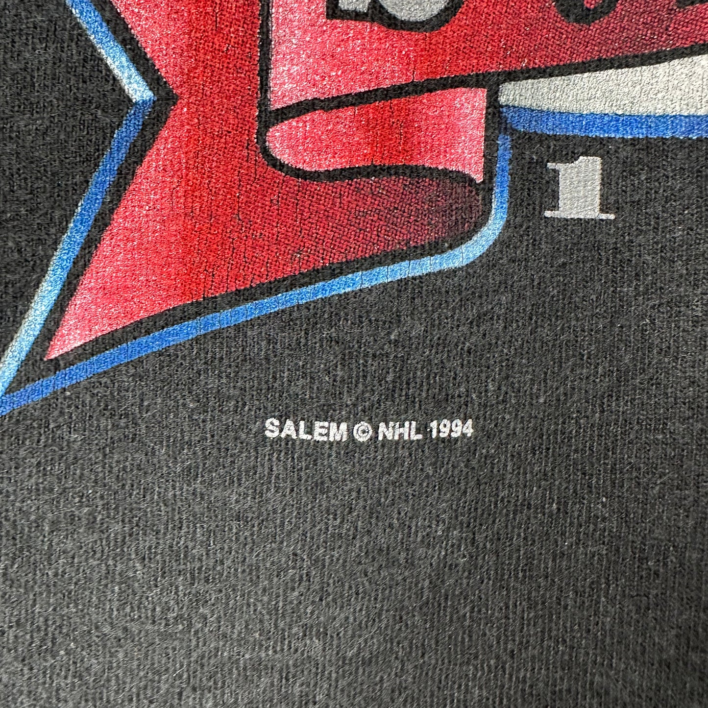 Vintage 1994 New York Rangers NHL Stanley Cup Champions Salem Sportswear T-shirt
