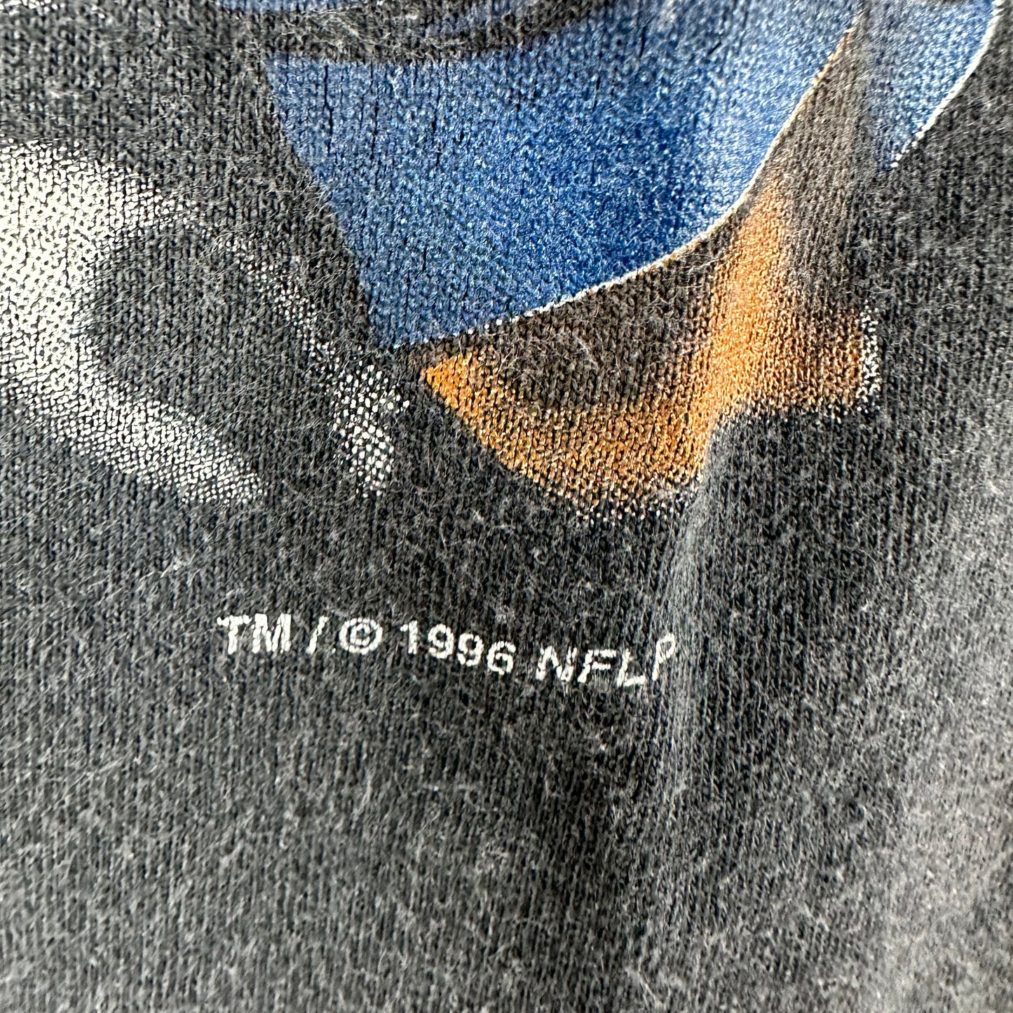 Vintage 1996 Dallas Cowboys Football NFL Riddell Double Sided Graphic Single Stitch T-shirt