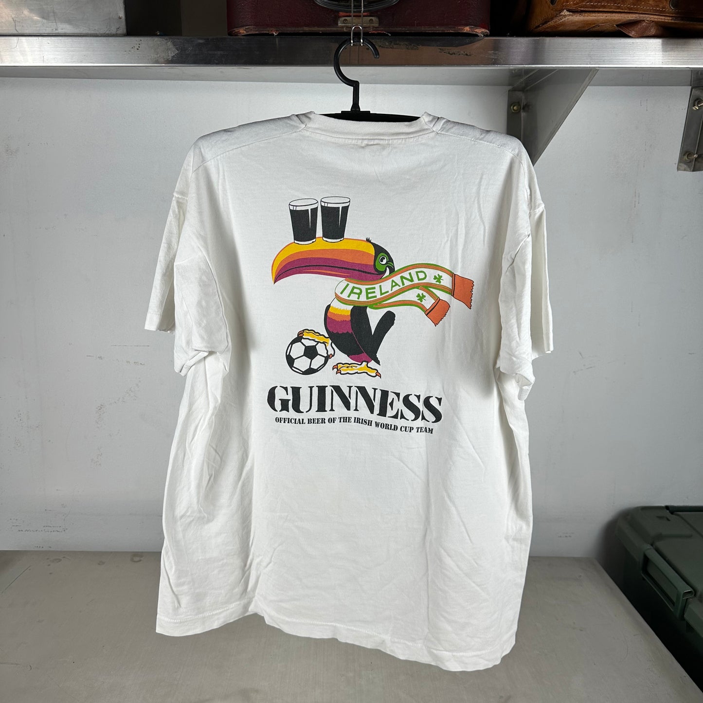 Vintage 90s Guinness Beer of the Irish World Cup Team Single Stitch T-shirt