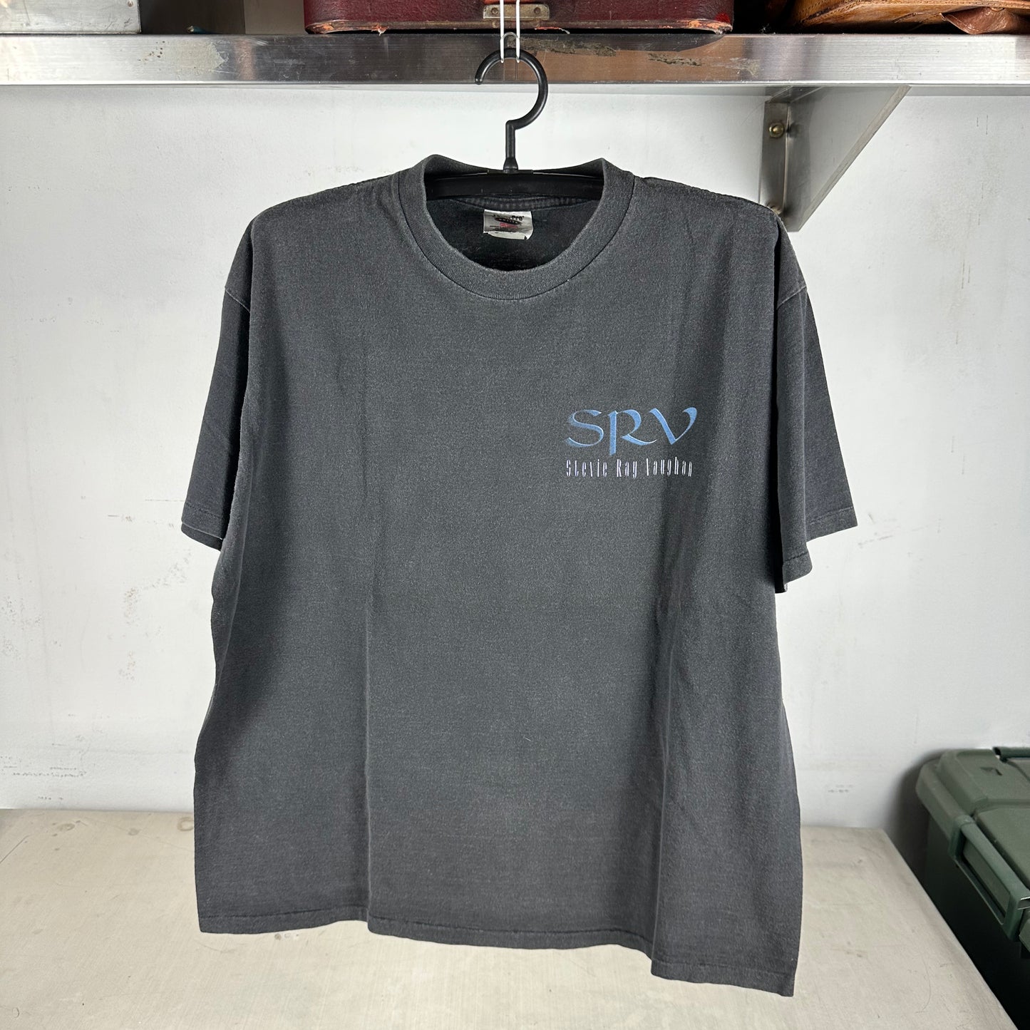 Vintage 1998 Stevie Ray Vaughan Guitarist Graphic Single Stitch T-shirt