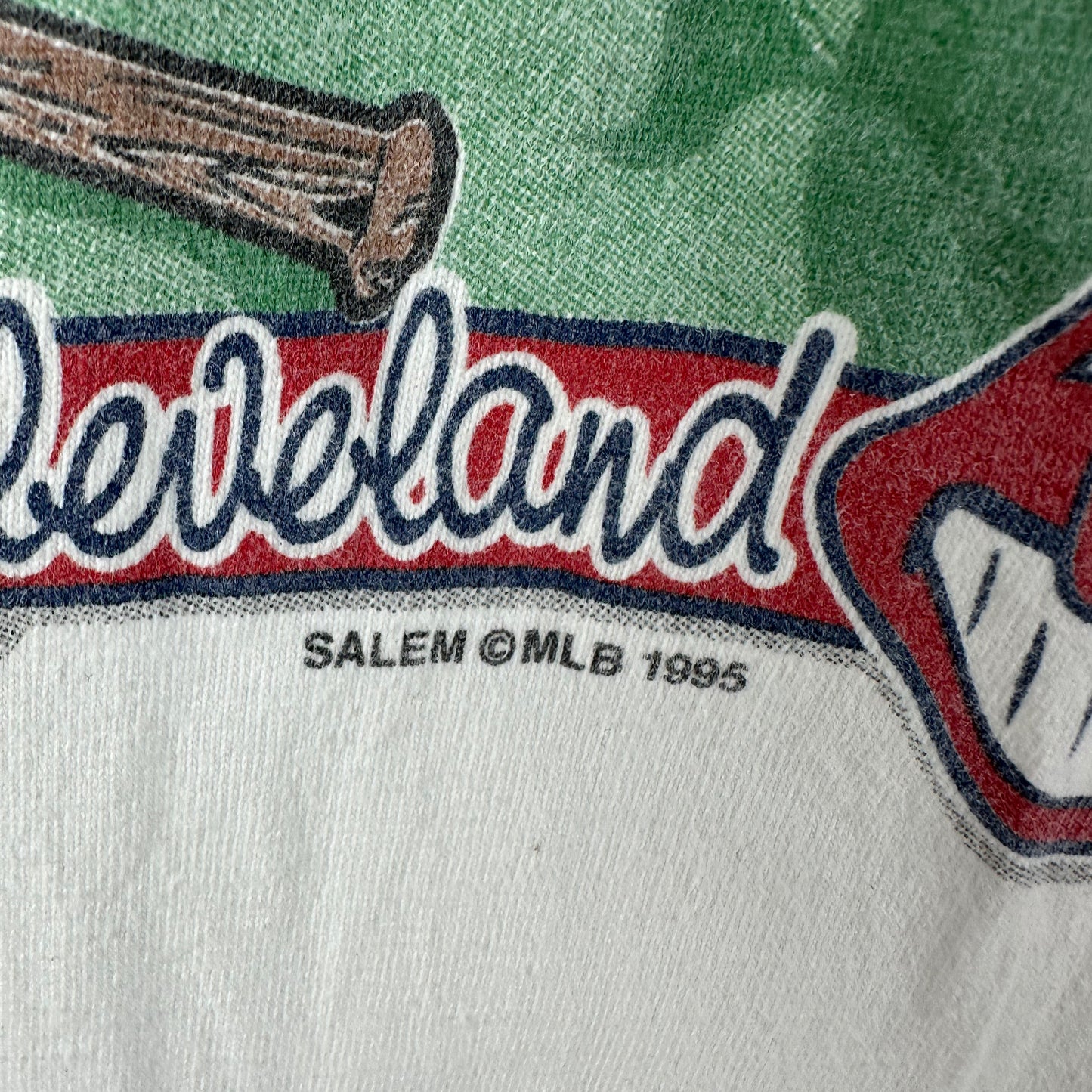 Vintage 1995 MLB Playoffs Seattle Mariners VS Cleveland Indians T-shirt