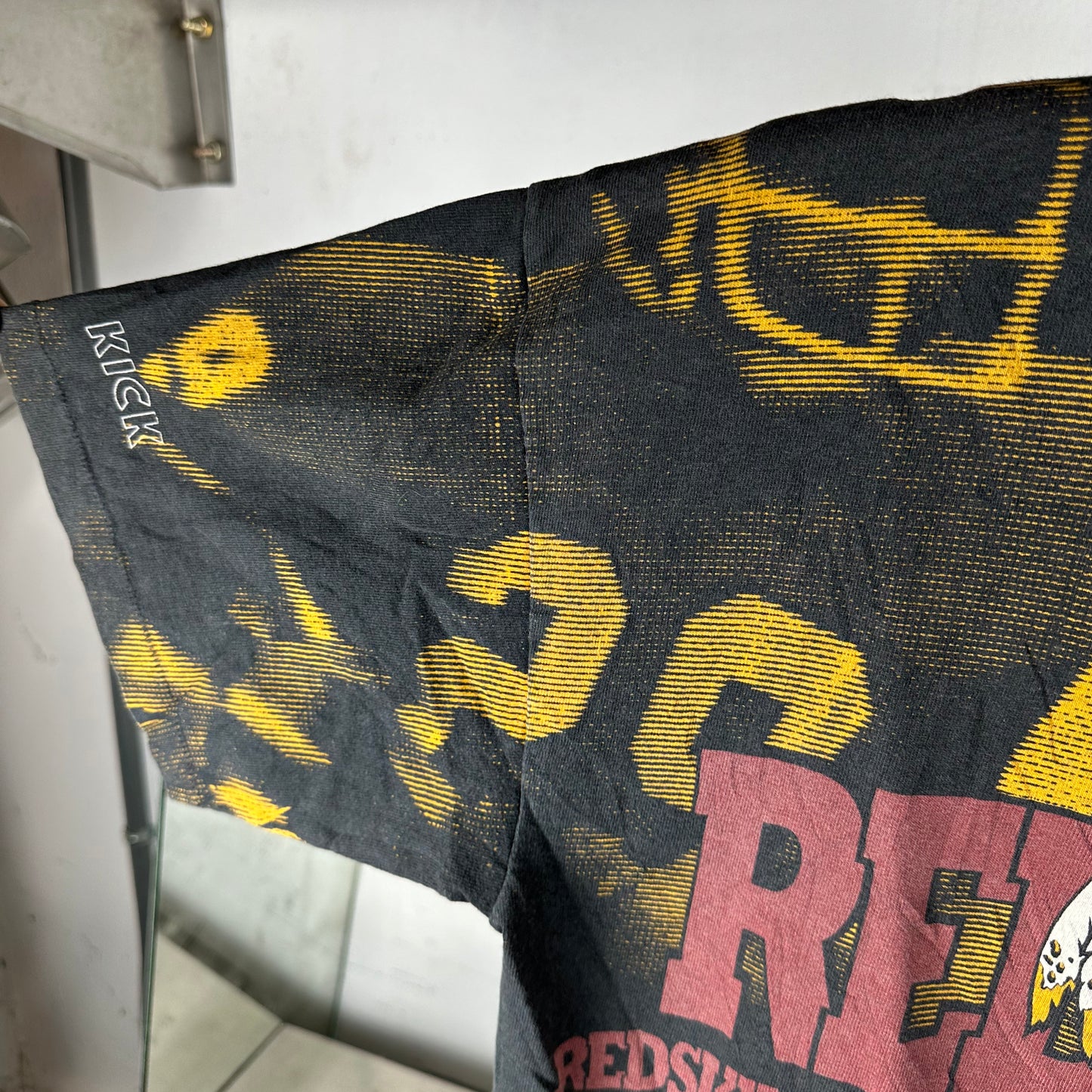 Vintage 90s Washington Redskins Football NFL AOP Single Stitch T-shirt