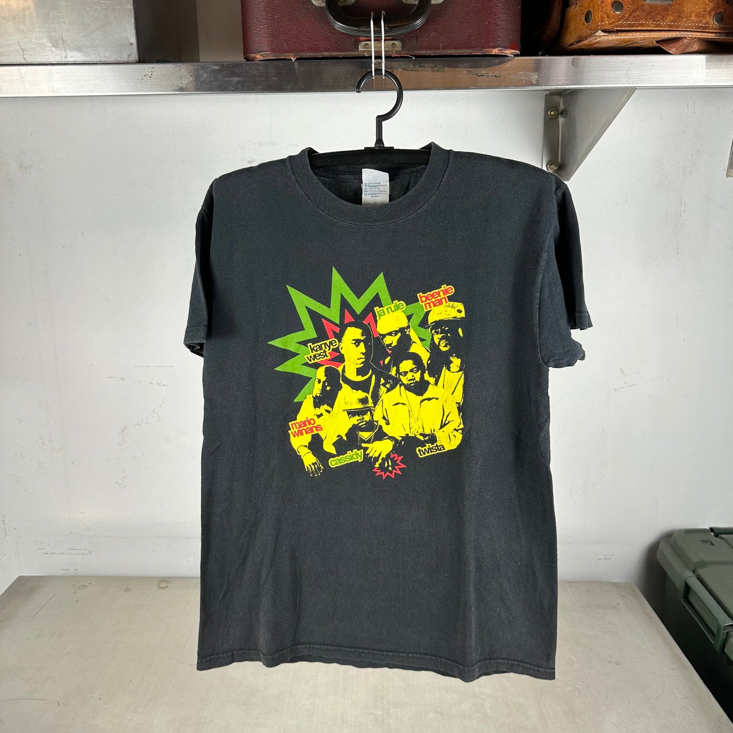Vintage 2004 Summer Jam Kanye West Twista Ja Rule Hip Hop Concert T-shirt