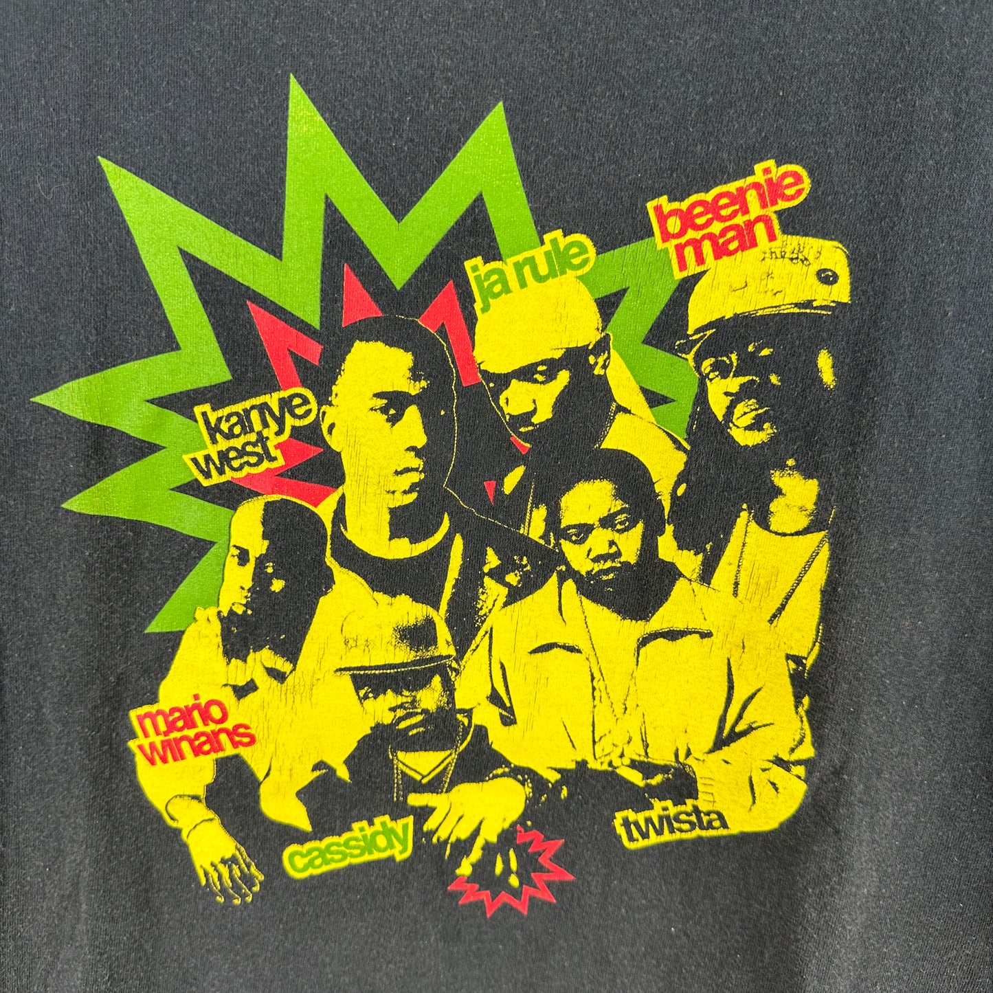 Vintage 2004 Summer Jam Kanye West Twista Ja Rule Hip Hop Concert T-shirt