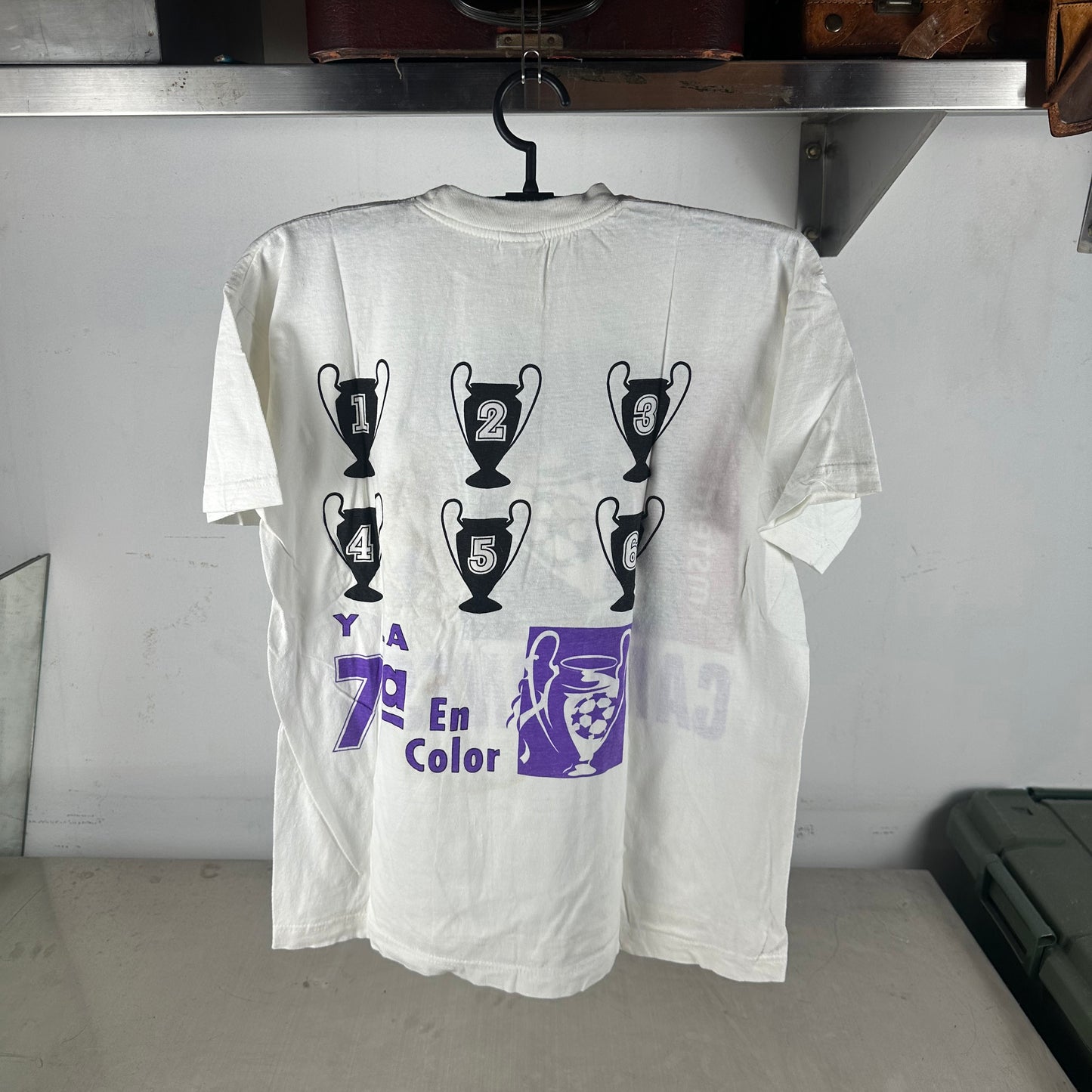 Vintage 1998 Real Madrid Campeones Champions League Champions T-shirt