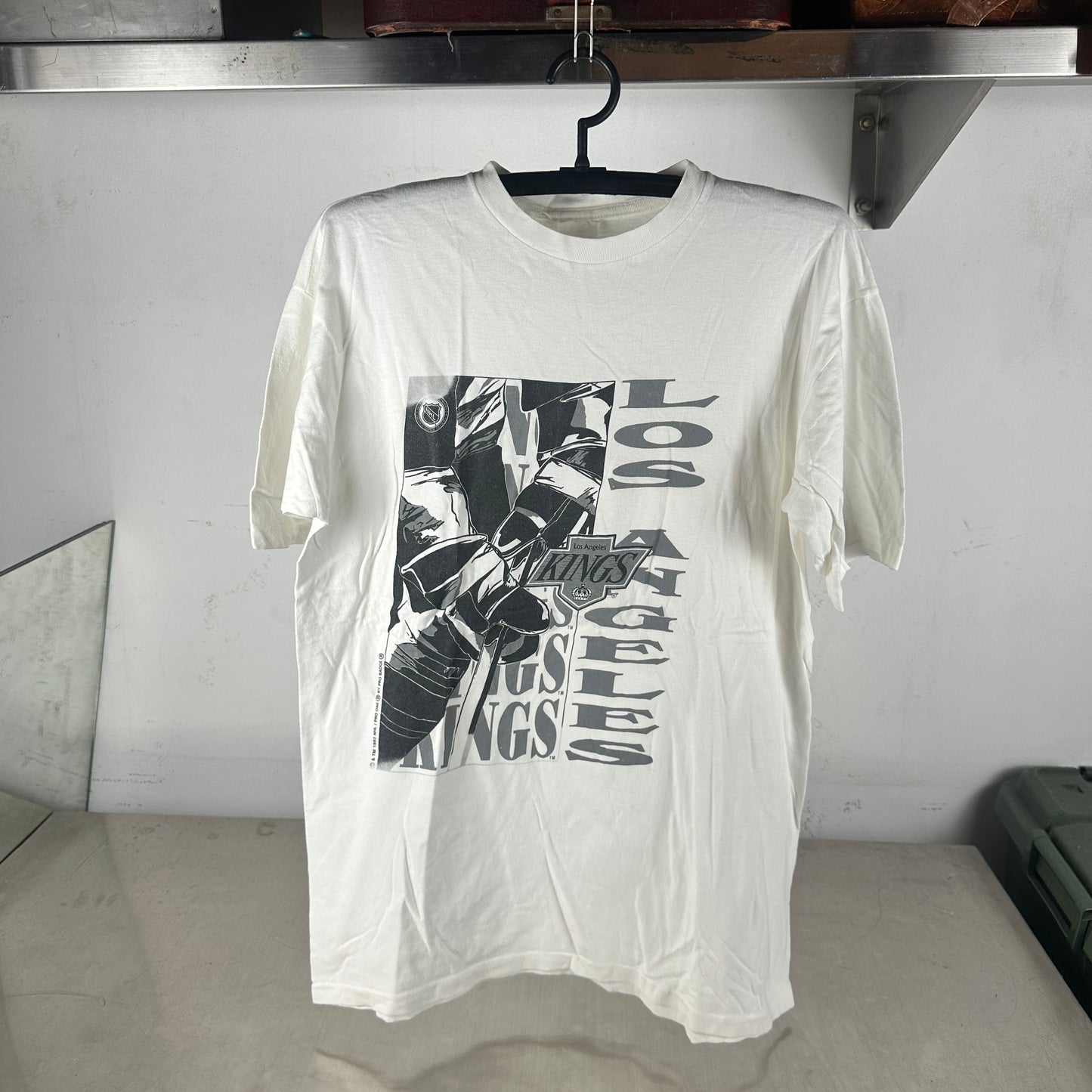 Vintage 1992 Los Angeles Kings Hockey NHL Single Stitch T-shirt