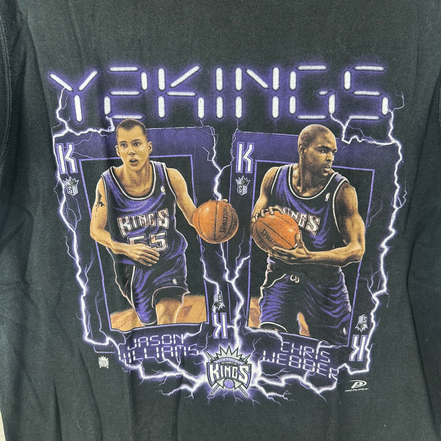 Vintage 2000 Jason Williams Chris Webber Sacramento Kings Y2Kings NBA T-shirt
